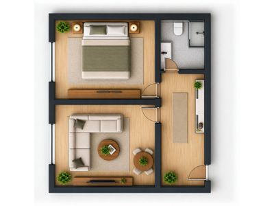 Üniversite Karşısında 1+1 Kiralık Daire — fotoğraf 2